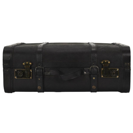 Lot de 2 Malles de Rangement Vintage Simili Cuir - CURIO