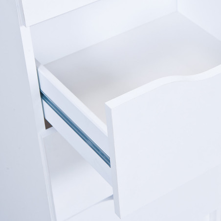 Chiffonnier 3 tiroirs blanc - JAREN