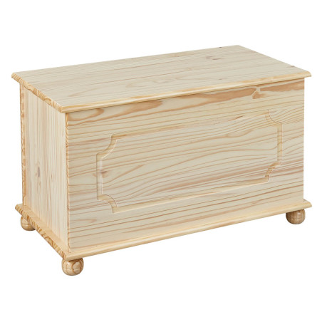 Coffre à jouets en bois massif naturel - KALEN