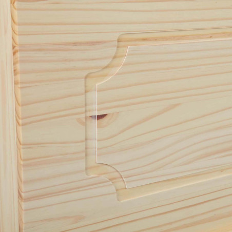 Coffre à jouets en bois massif naturel - KALEN