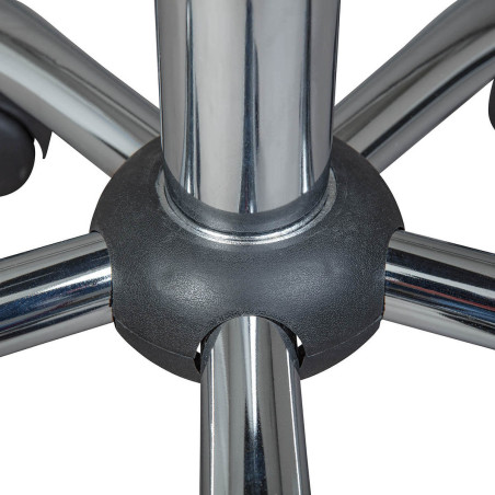 Tabouret pivotant sur roulettes noir - AZURO