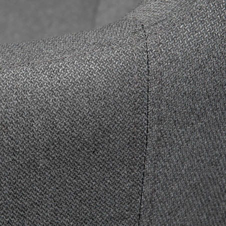 Fauteuil de Bureau sur Roulettes Tissu Gris - VALKAARI