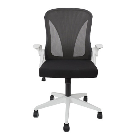 Fauteuil de Bureau Rabattable Noir et Blanc - QUIRO