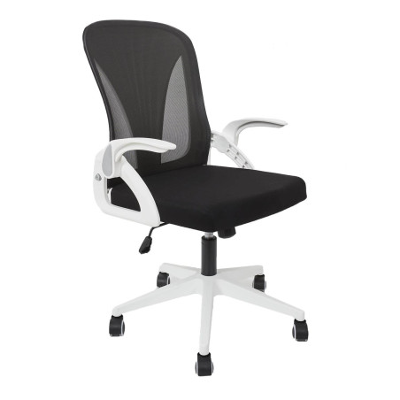 Fauteuil de Bureau Rabattable Noir et Blanc - QUIRO