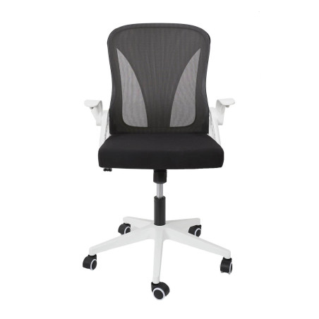 Fauteuil de Bureau Rabattable Noir et Blanc - QUIRO