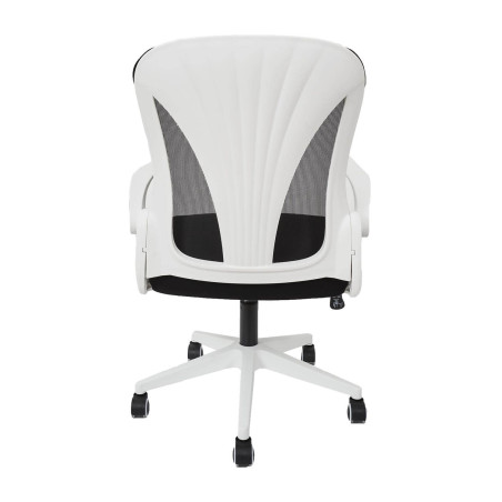 Fauteuil de Bureau Rabattable Noir et Blanc - QUIRO