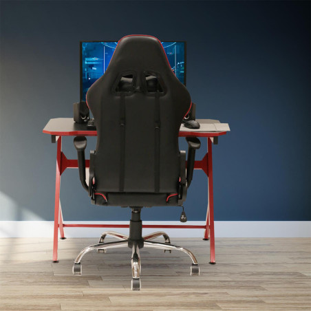 Fauteuil de Bureau avec Piétement Chromé - GAMIO
