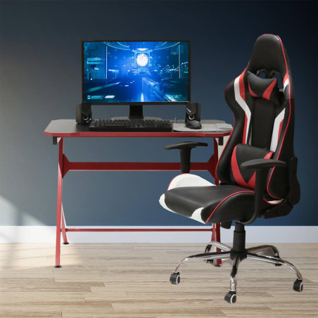 Fauteuil de Bureau avec Piétement Chromé - GAMIO