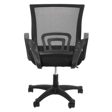 Fauteuil de Bureau Noir sur Roulettes Mesh - WALTO