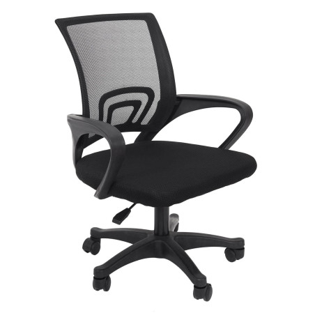 Fauteuil de Bureau Noir sur Roulettes Mesh - WALTO