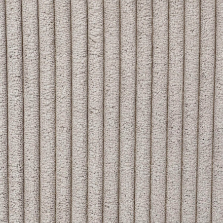 Lot de 2 tabourets de bar en velours côtelé taupe - AMORA