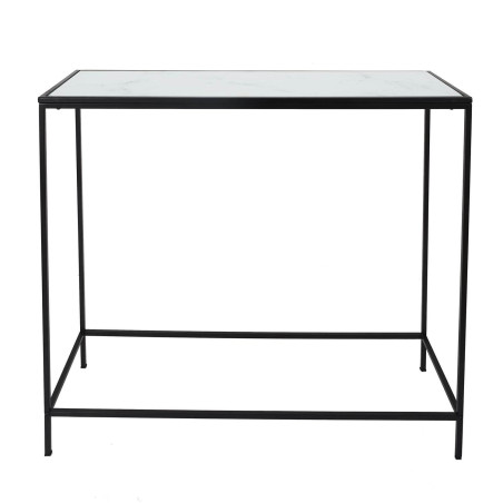 Console en verre imitation marbre - MOTIO