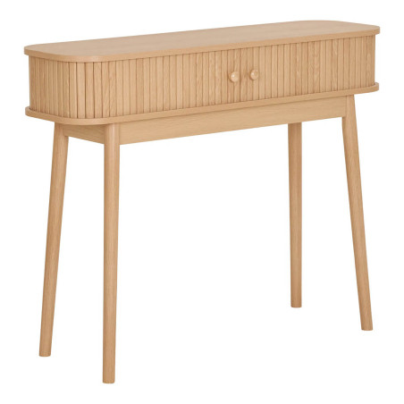 Console 2 portes coulissantes en MDF et pin naturel - ERIRA