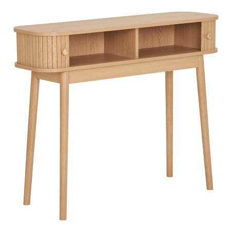 Console 2 portes coulissantes en MDF et pin naturel - ERIRA