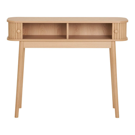 Console 2 portes coulissantes en MDF et pin naturel - ERIRA