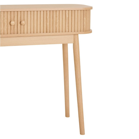 Console 2 portes coulissantes en MDF et pin naturel - ERIRA