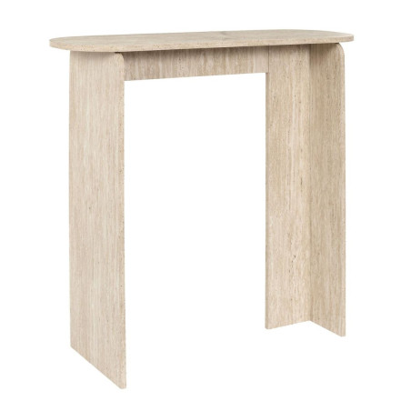 Console en MDF aspect travertin - TRIVAN