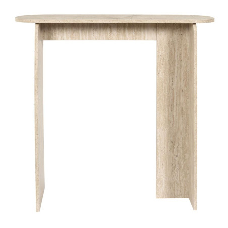 Console en MDF aspect travertin - TRIVAN