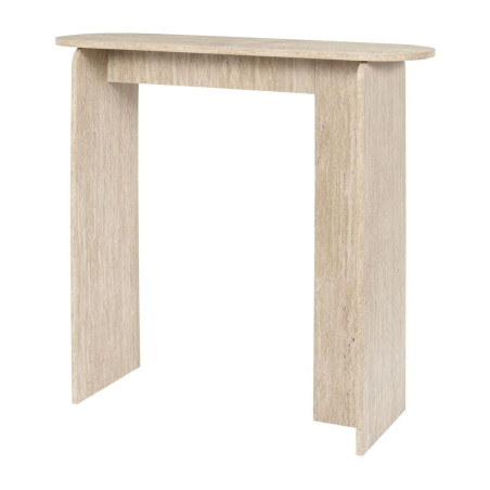 Console en MDF aspect travertin - TRIVAN