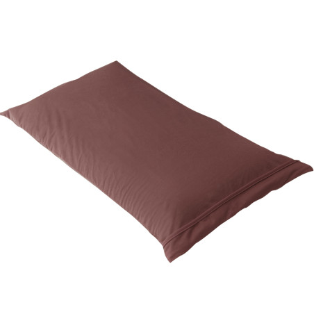 Taie d'Oreiller 60x60 cm Marron Imperméable et Respirante - FAVEN