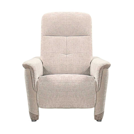 Fauteuil fixe tissu maillé ultra doux bicolore beige - AUSTRALOR
