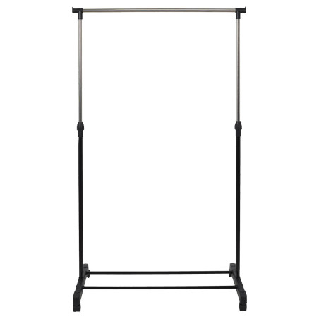 Portant simple sur roulettes, hauteur réglable noir et chrome - NEHOR