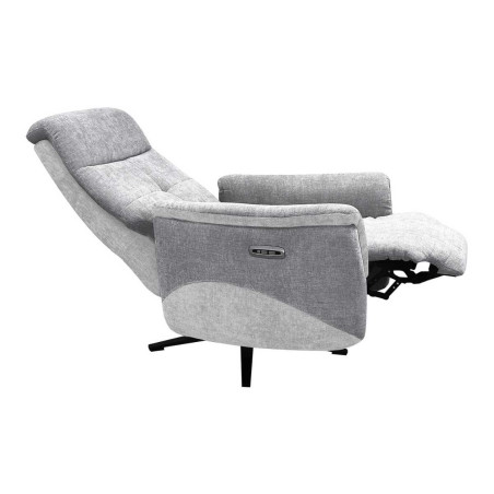 Fauteuil relax électrique pivotant tissu maillé gris - AUSTRALOR
