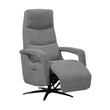 Fauteuil relax électrique pivotant tri-moteur gris graphite - PAUWELOR