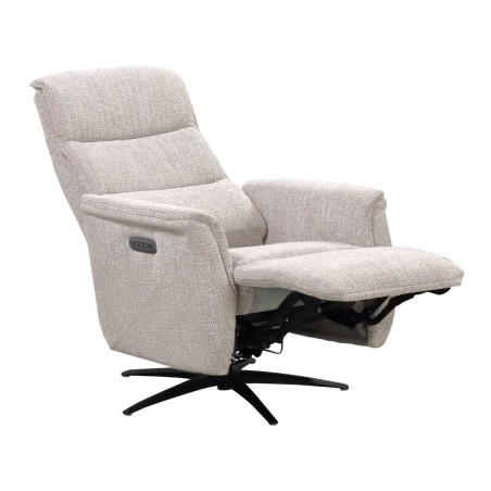 Fauteuil relax électrique pivotant tri-moteur réglable en hauteur - JOHNYOR