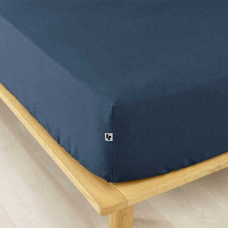 Drap Housse 140x190cm Flanelle de Coton Nuit - HEDRA