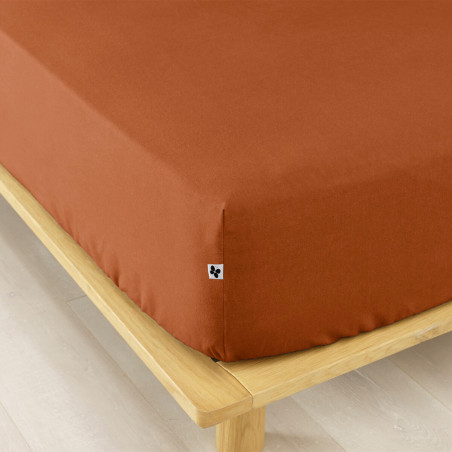 Drap Housse 90x190cm Flanelle de Coton Tomette - HEDRA