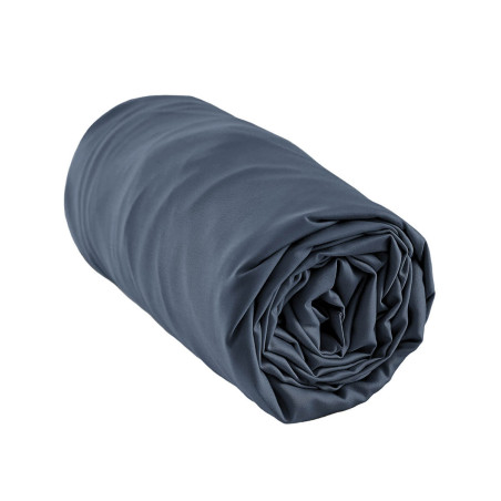 Drap-housse 140x190 cm 100 % viscose de bambou bleu nuit - ALAE