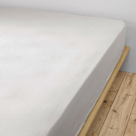 Drap Housse 200x200cm Gaze de Coton Nuage - OUREO