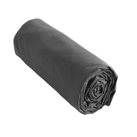 Drap Housse 90x200cm Coton Coloris Poivre - SAMIR