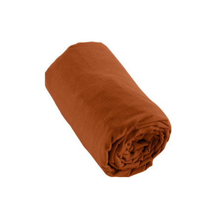Drap Housse 160x200cm Flanelle Coton Tomette - HEDRA