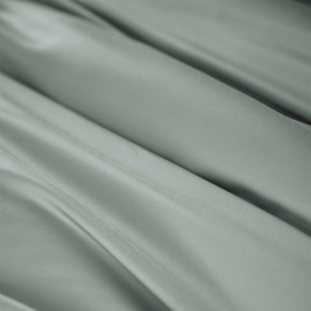 Drap Housse 160x200cm Viscose de Bambou Vert d'Eau - ALAE