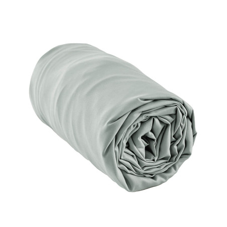 Drap-housse 140x190 cm en viscose de bambou vert d'eau - ALAE