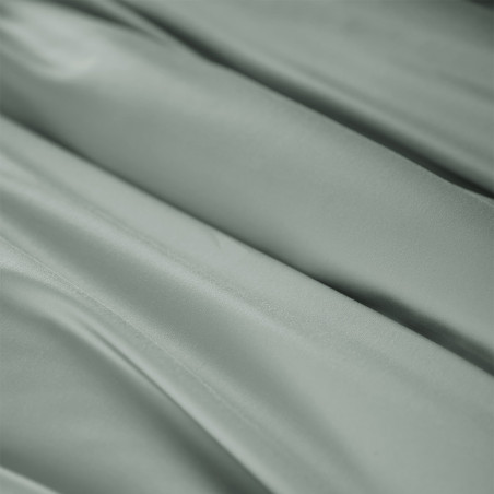 Drap housse 180x200 cm viscose de bambou vert d’eau - ALAE