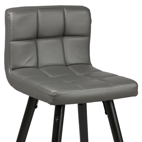 Lot de 2 Tabourets Gris - SORIN