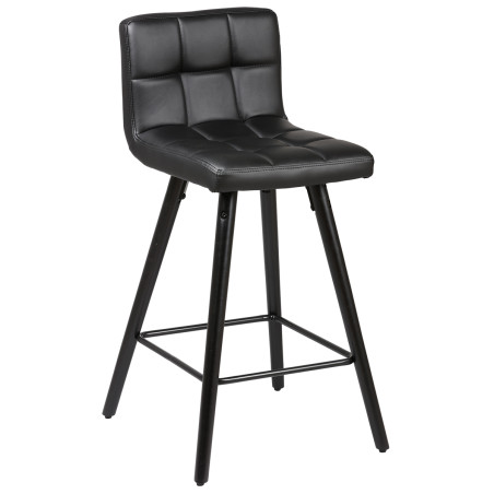 Lot de 2 Tabourets Noirs - SORIN