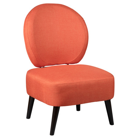Fauteuil Crapaud Tissu Corail - SIMAKAN