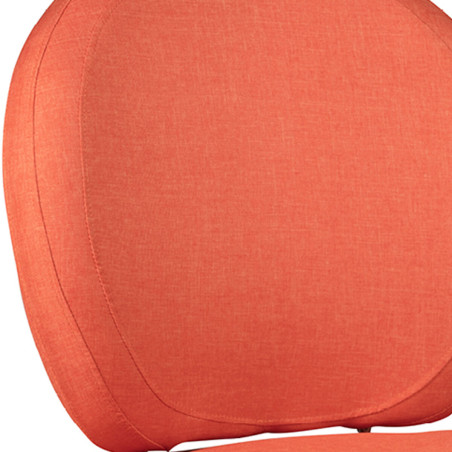 Fauteuil Crapaud Tissu Corail - SIMAKAN