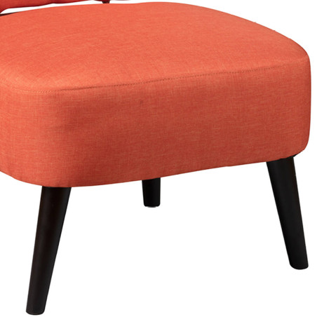 Fauteuil Crapaud Tissu Corail - SIMAKAN