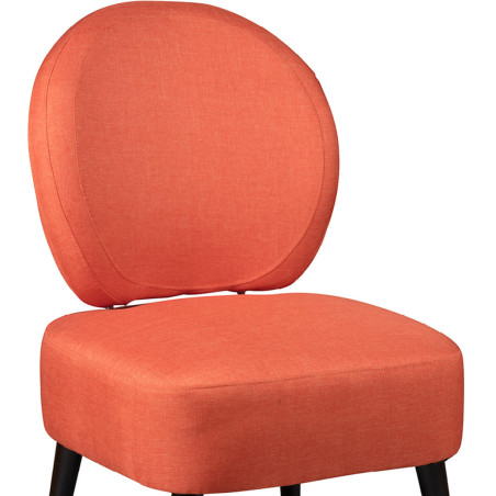 Fauteuil Crapaud Tissu Corail - SIMAKAN