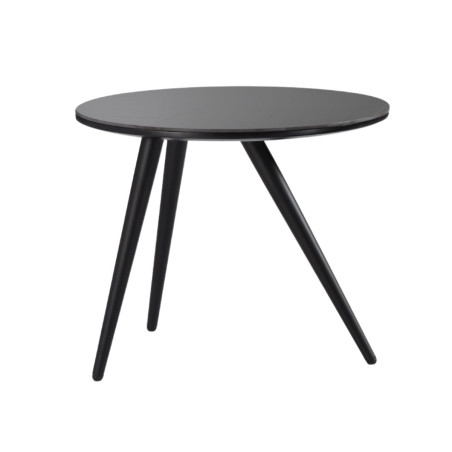 Lot de 2 tables basses plateau céramique noir marbré - SHADOWOR