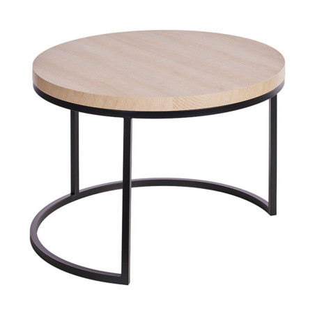 Table basse gigogne aspect bois finition urban oak- BRIDGAR