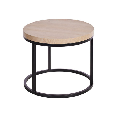 Table basse gigogne aspect bois finition urban oak- BRIDGAR