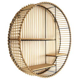 ETAGÈRE & VITRINE MURALE