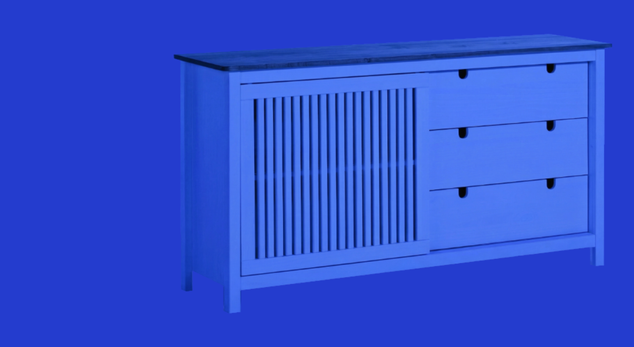 Woman in kitted sweater